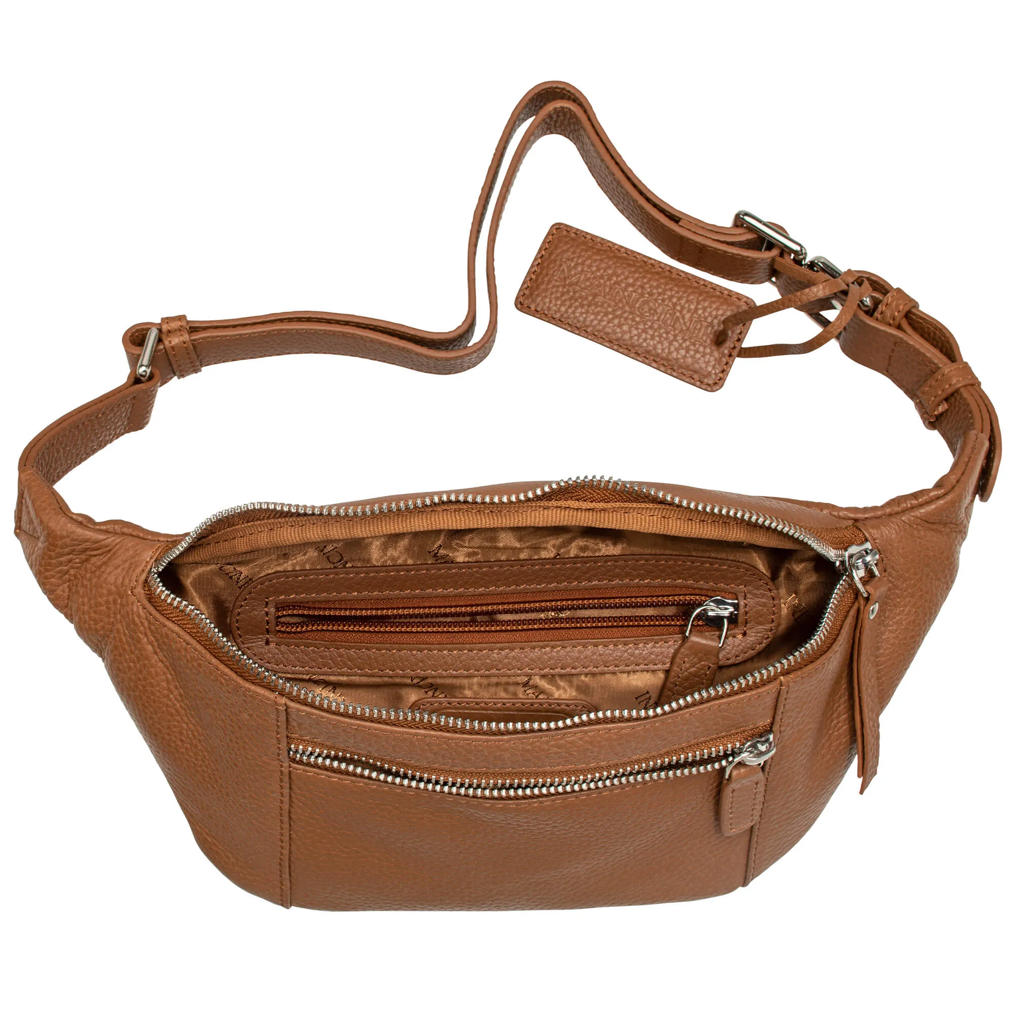 Mancini Pebbled Waist Bag