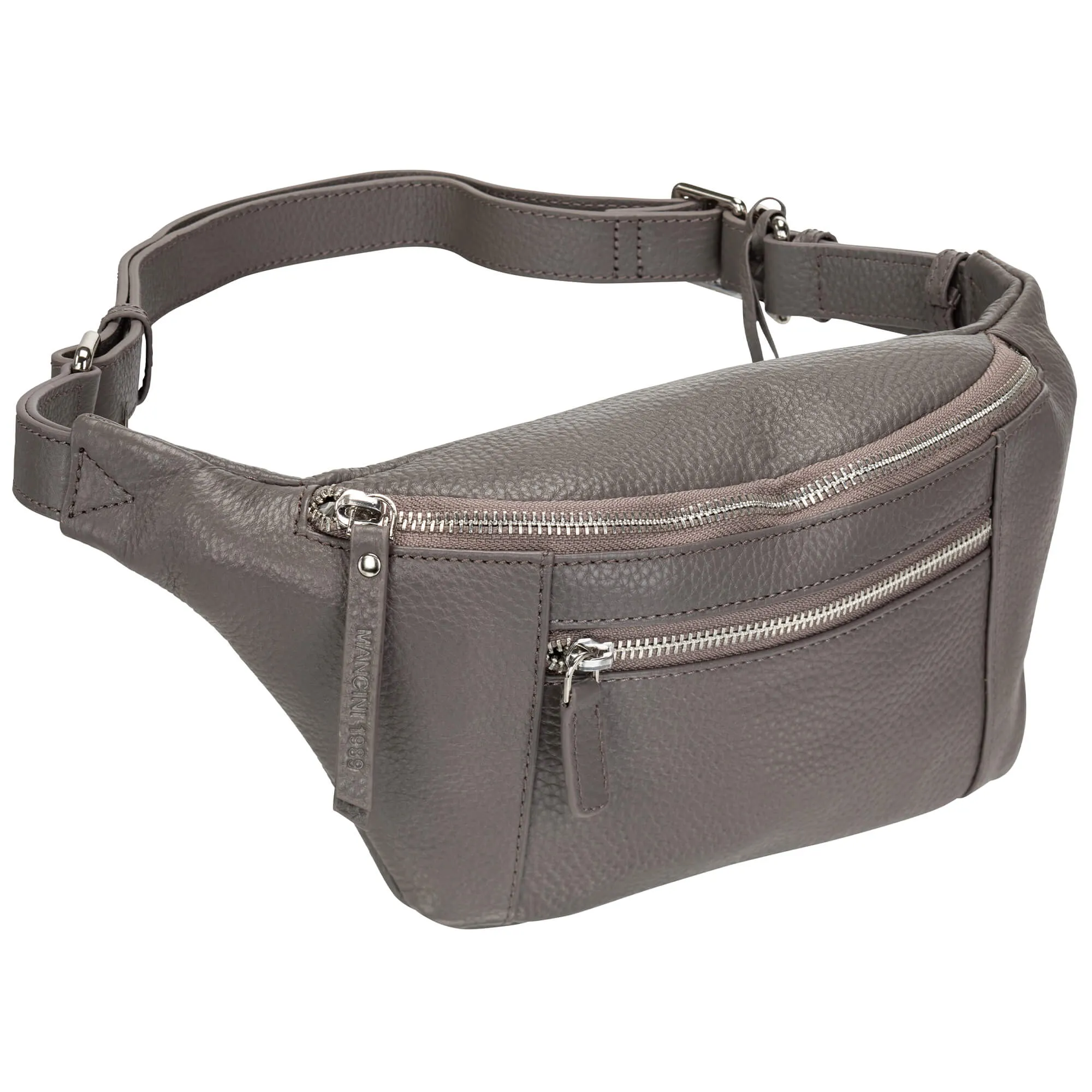 Mancini Pebbled Waist Bag