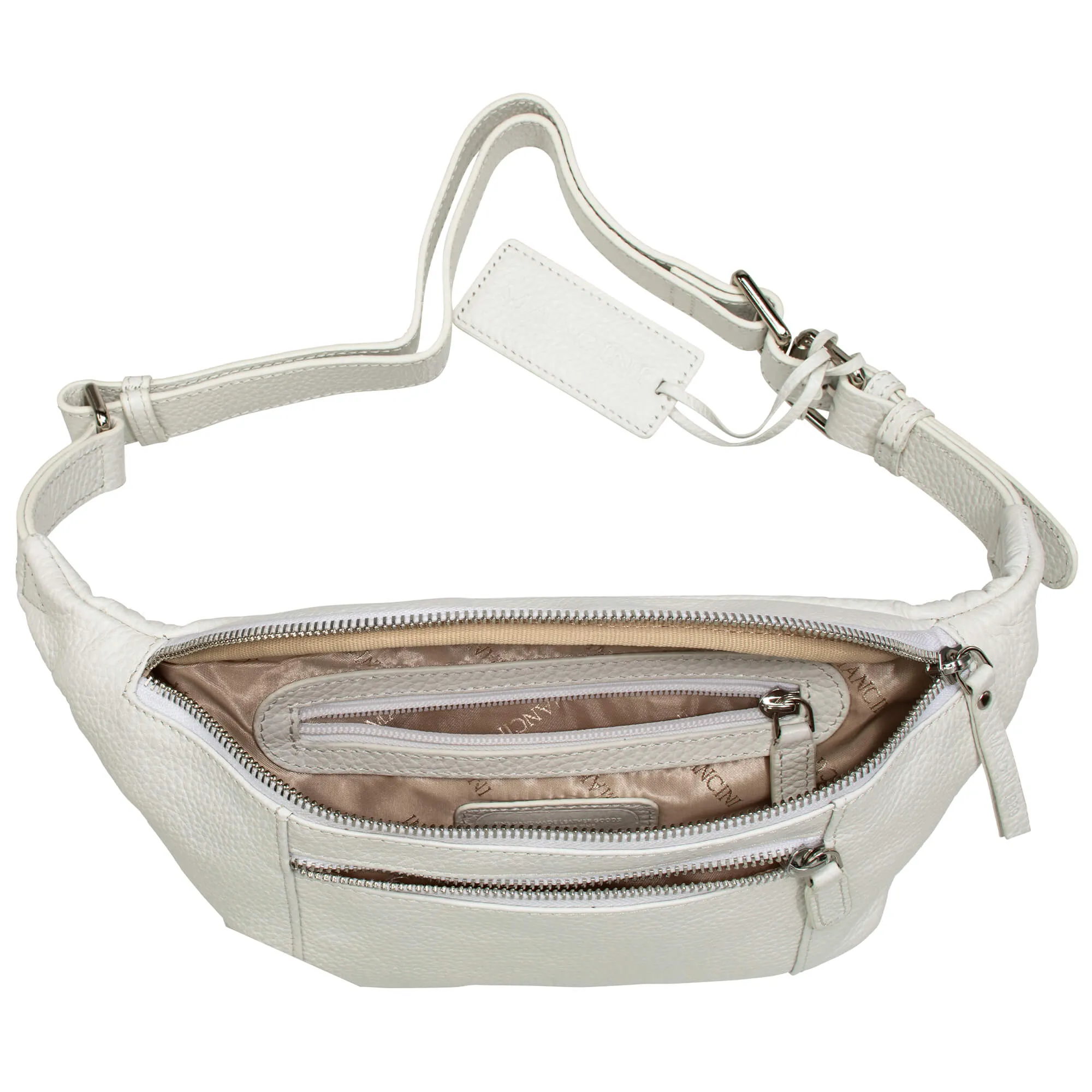 Mancini Pebbled Waist Bag