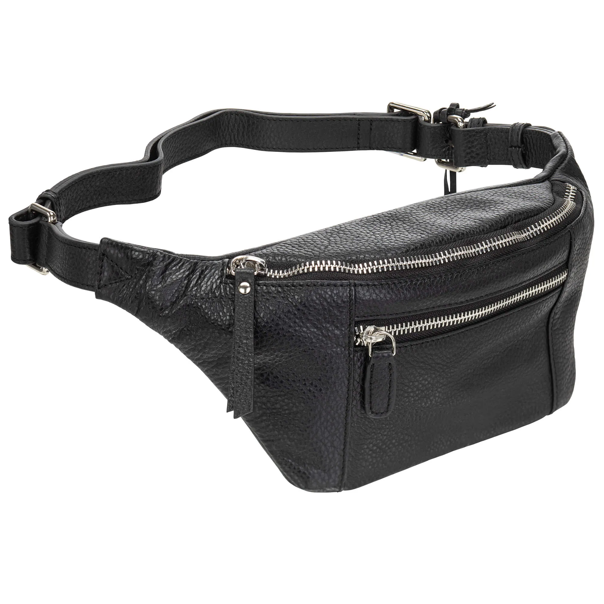 Mancini Pebbled Waist Bag