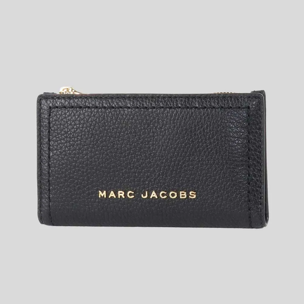 MARC JACOBS Groove Small Slim Bifold Wallet Black 4P4SMP025S01
