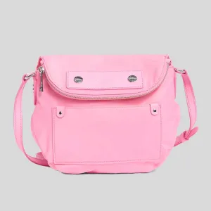 MARC JACOBS Preppy Nylon Mini Natasha Crossbody Bag Bubble Gum M0012909