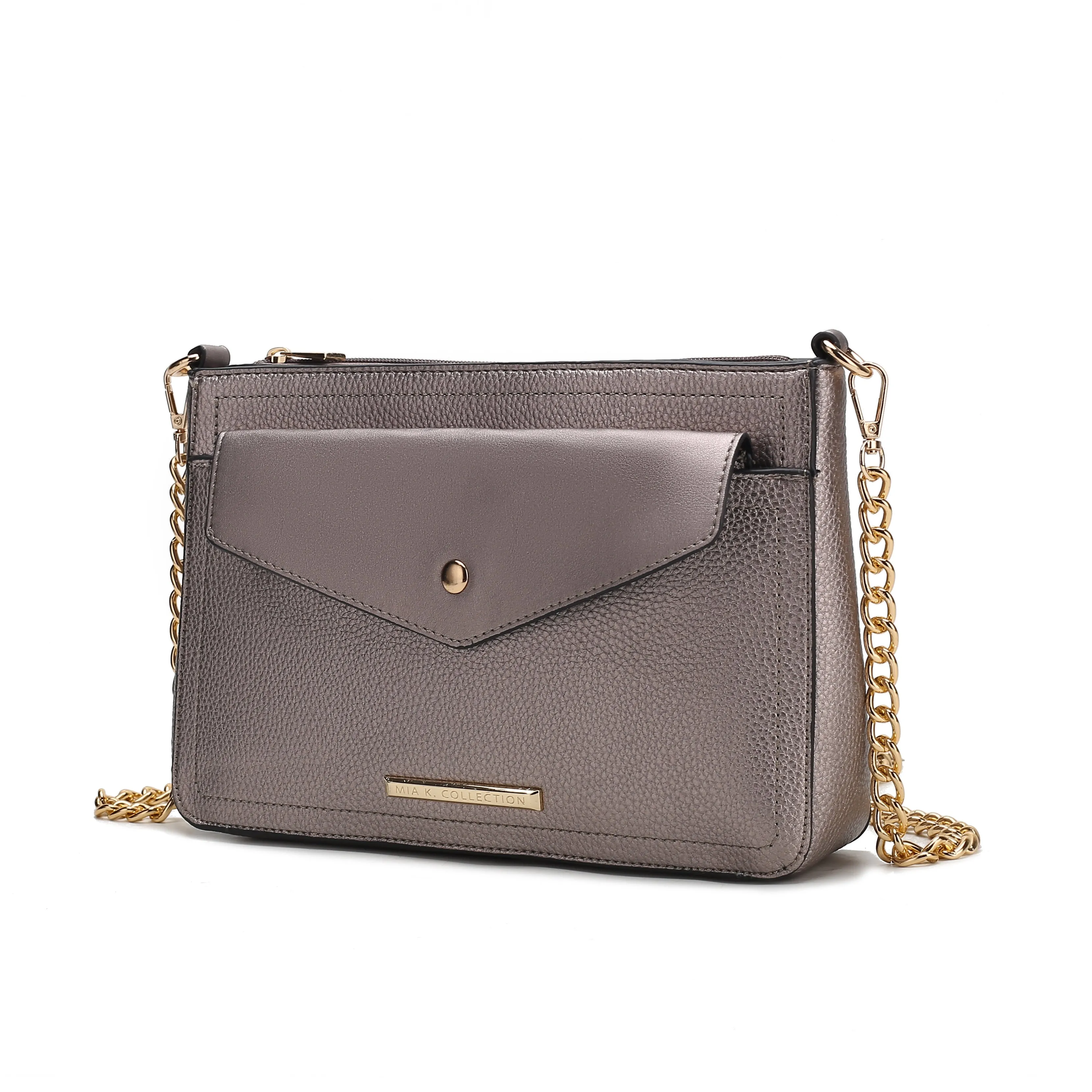 Maribel Vegan Leather Women’s 3-in-1 Crossbody Bag