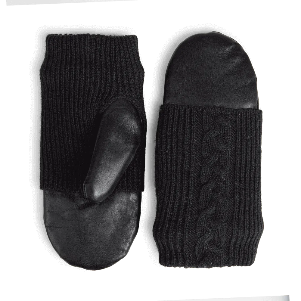 MaudeMBG Mittens, Cable Knit