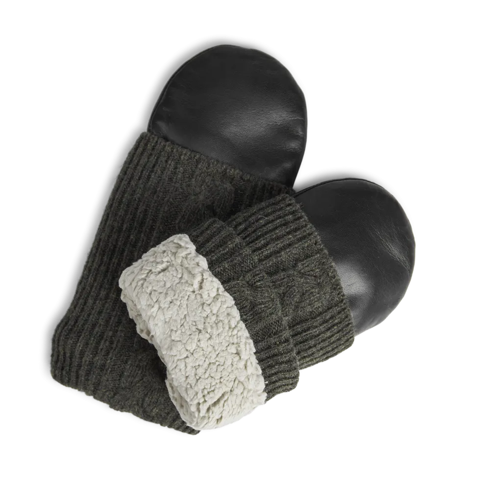 MaudeMBG Mittens, Cable Knit