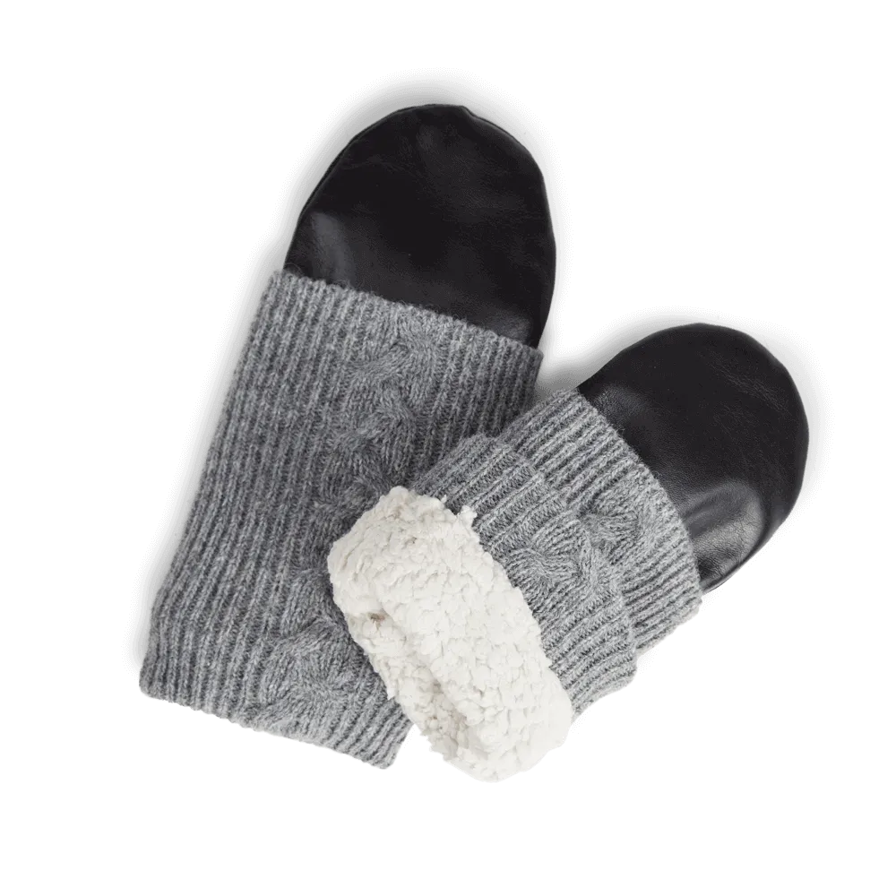 MaudeMBG Mittens, Cable Knit