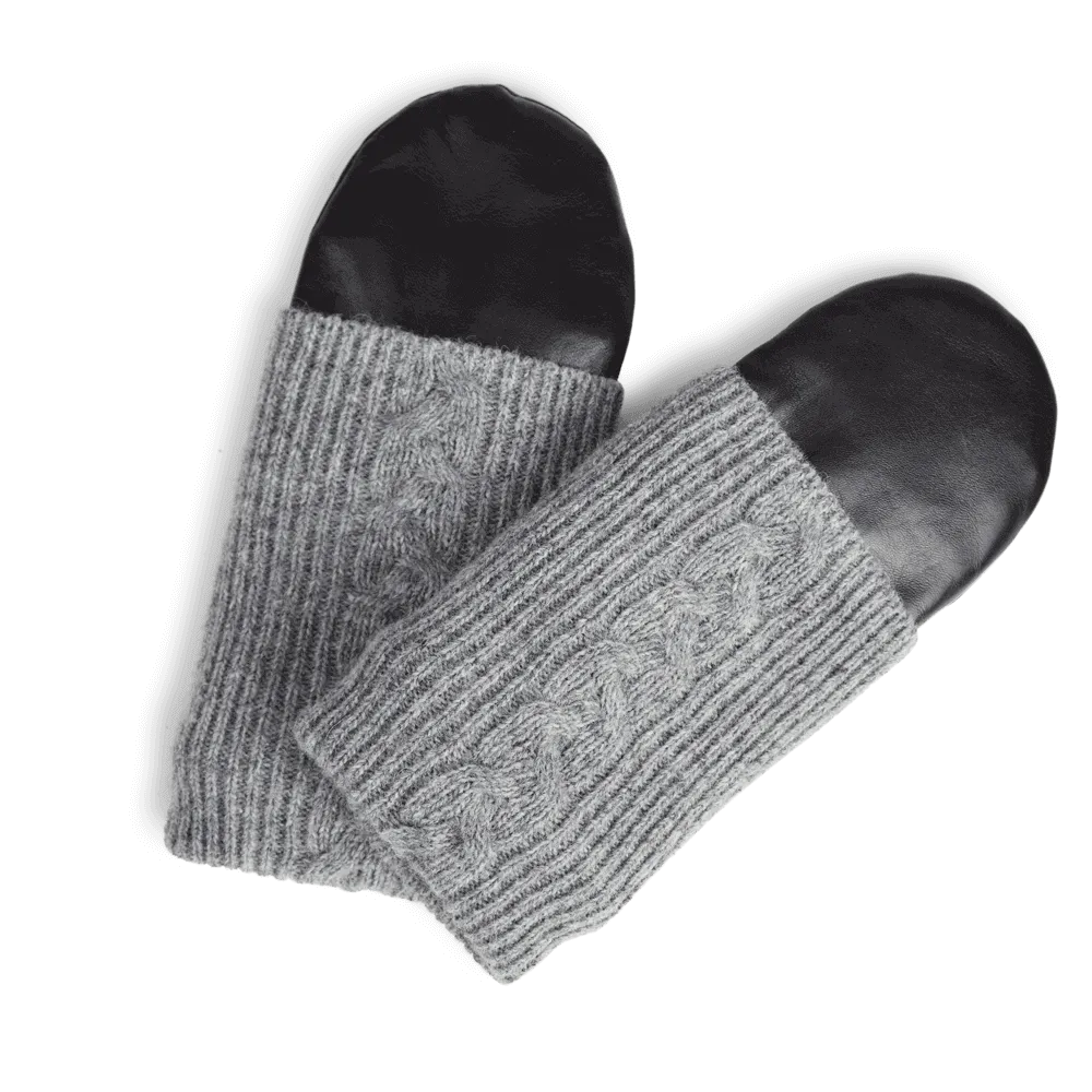 MaudeMBG Mittens, Cable Knit