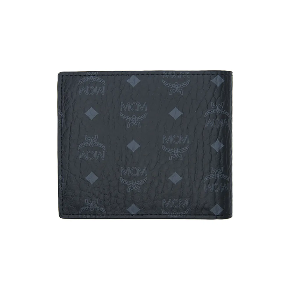 MCM Men's Vistos Original Wallet Black Small