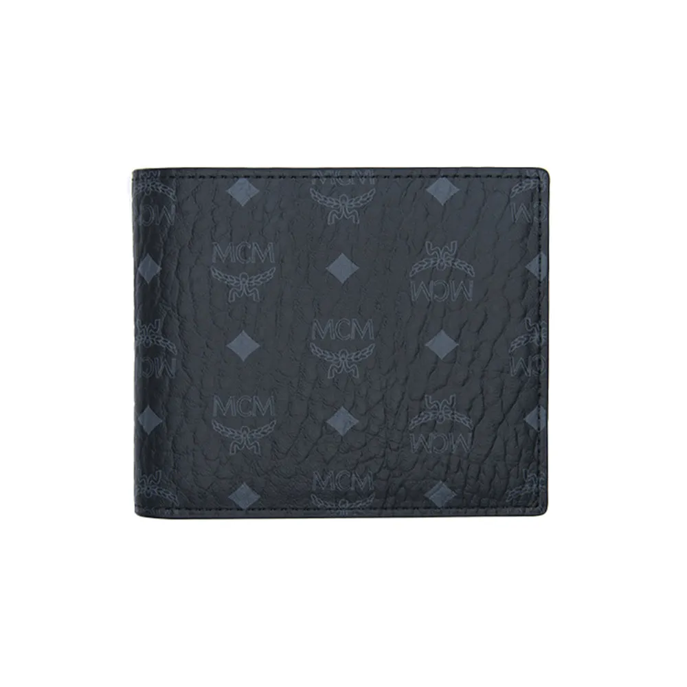 MCM Men's Vistos Original Wallet Black Small