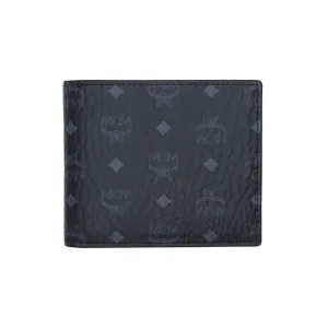 MCM Men's Vistos Original Wallet Black Small