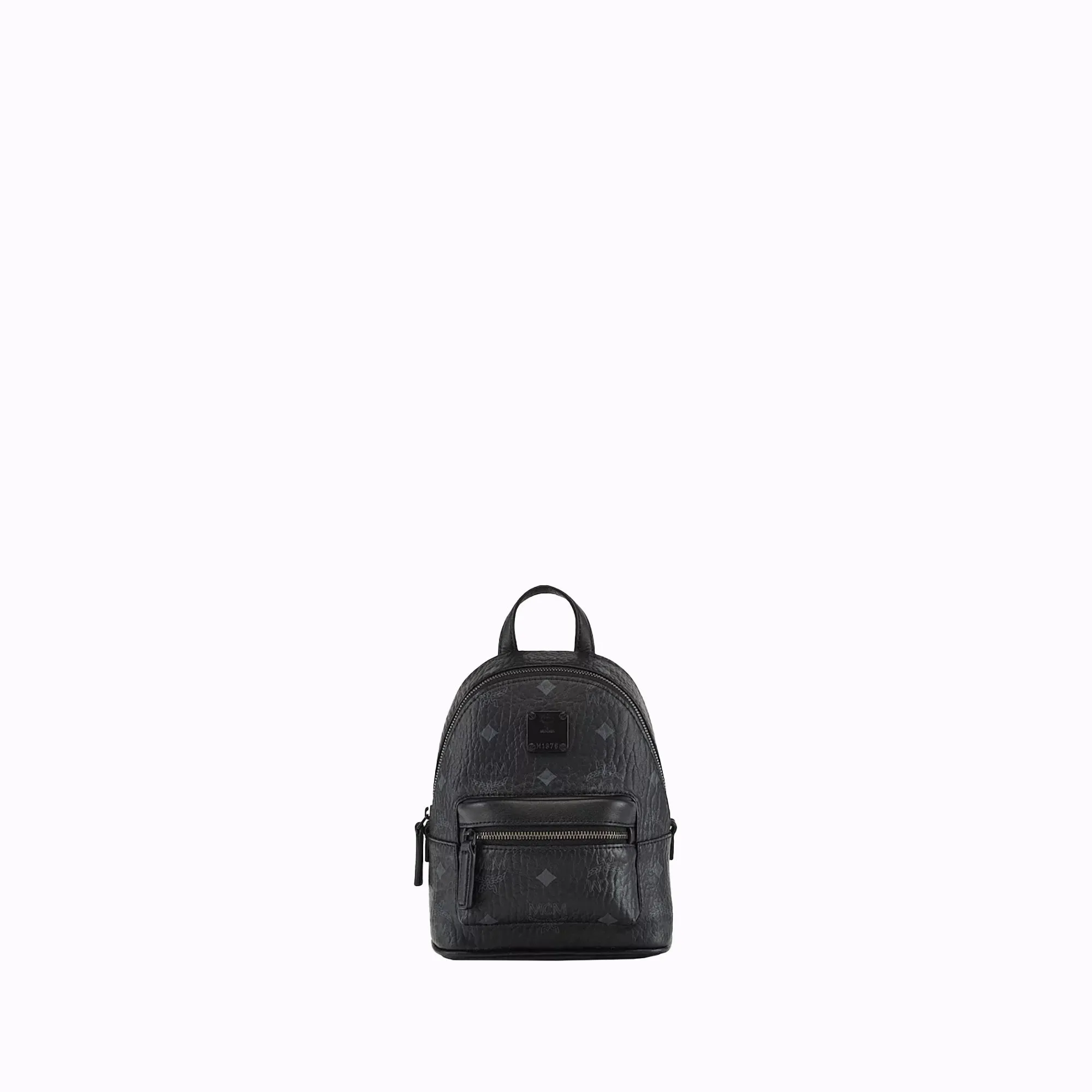 MCM Mini Stark Crossbody In Visetos Black