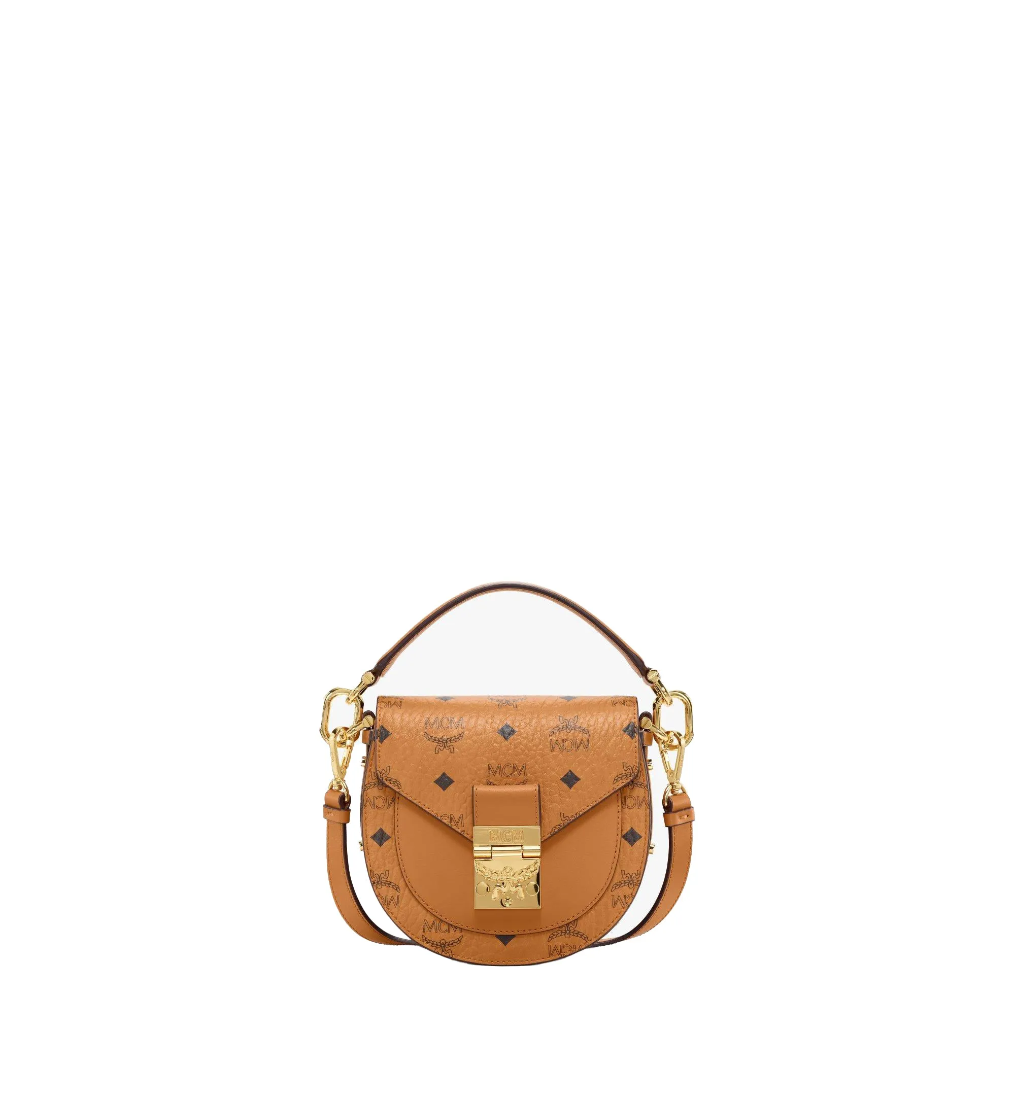 MCM Shoulder Bag Cognac Mini