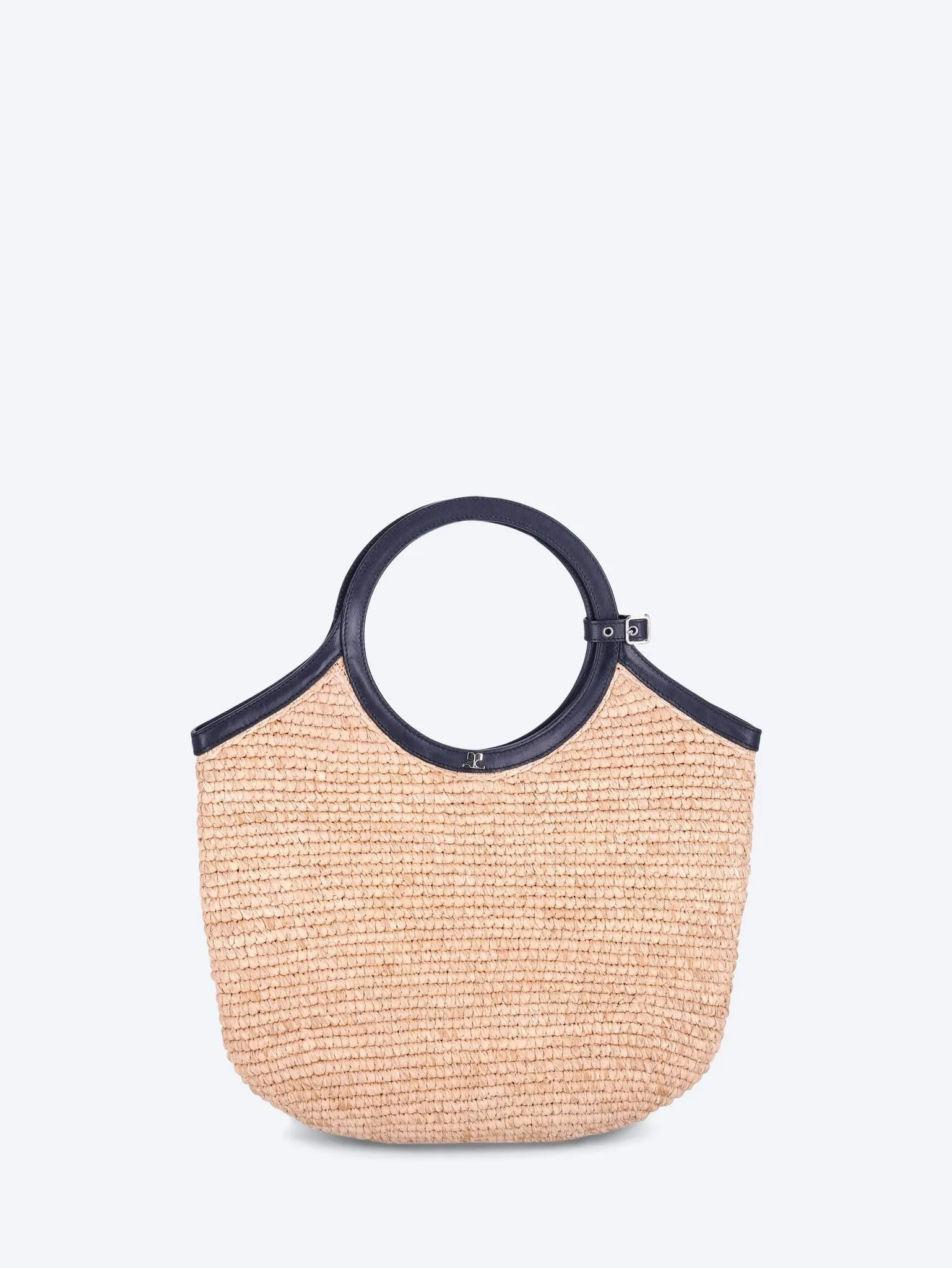 Medium holy raphia bag