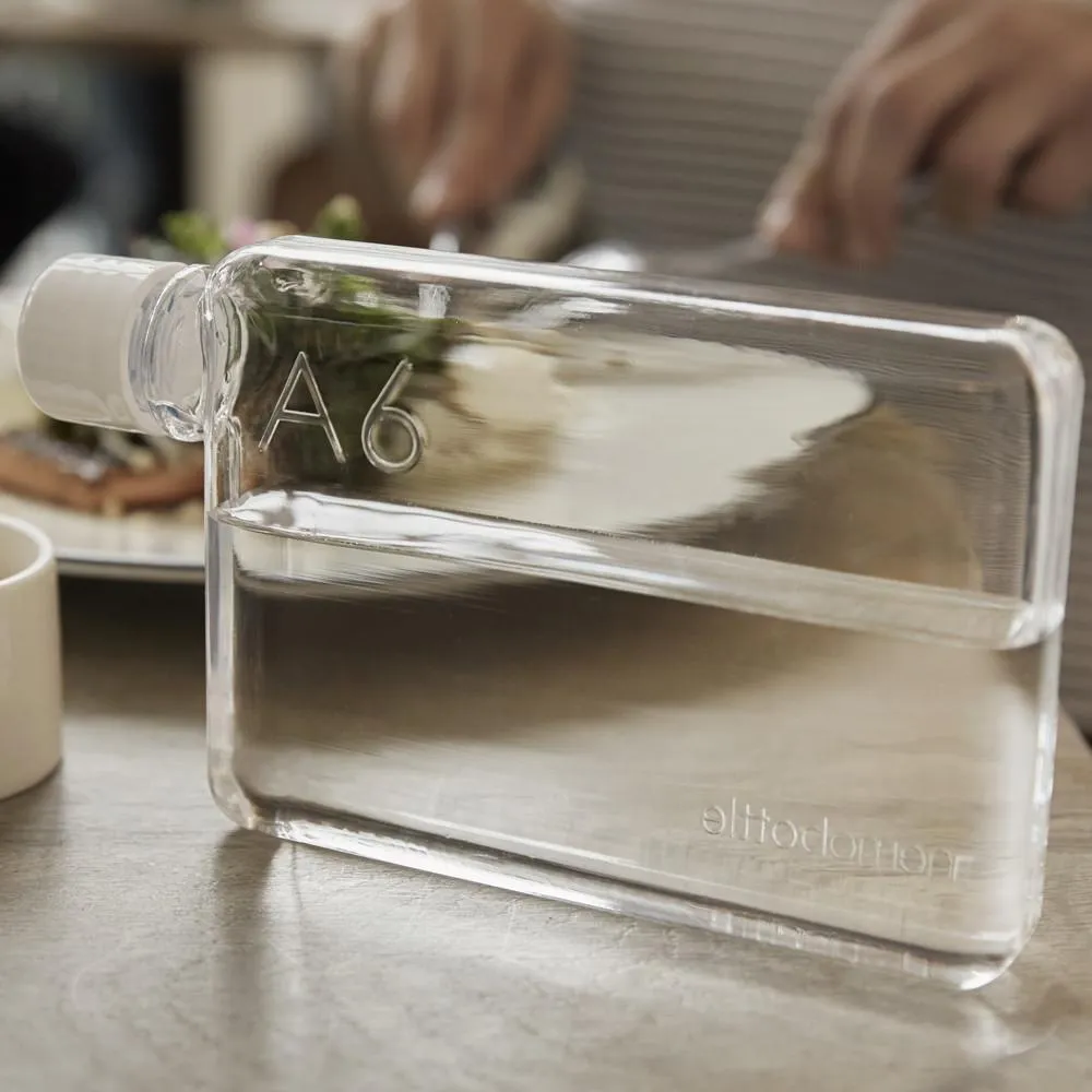 memobottle A6 375ml Flat Water Bottle