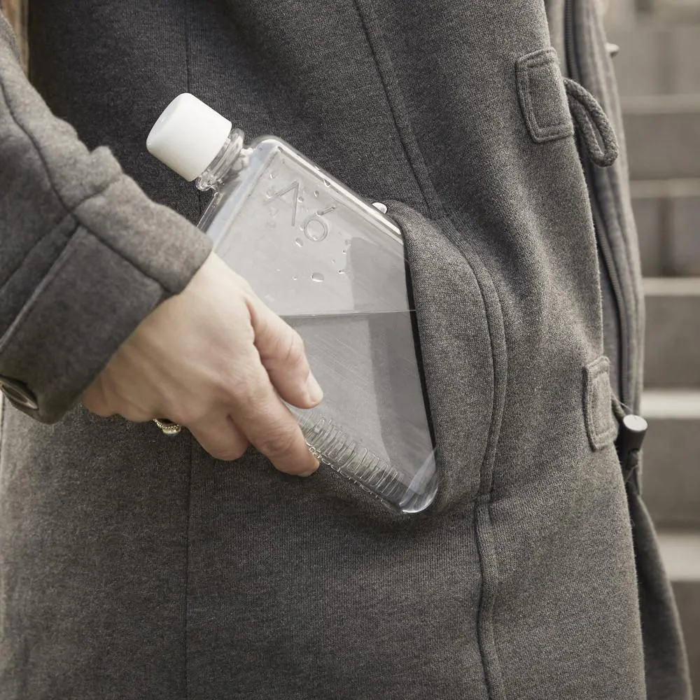 memobottle A6 375ml Flat Water Bottle