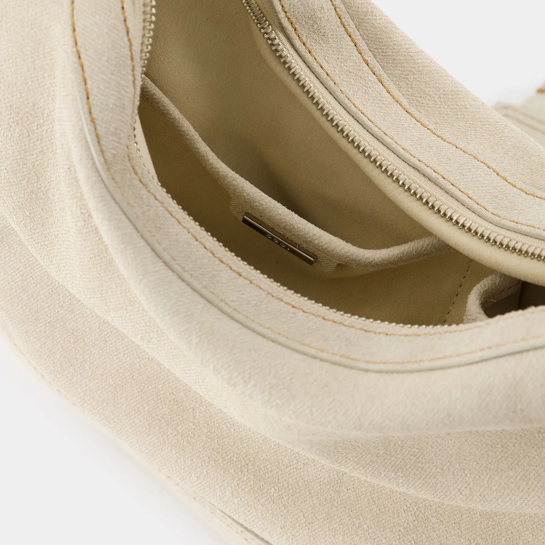 Mid Brocle Hobo Bag - Osoi - Leather - White