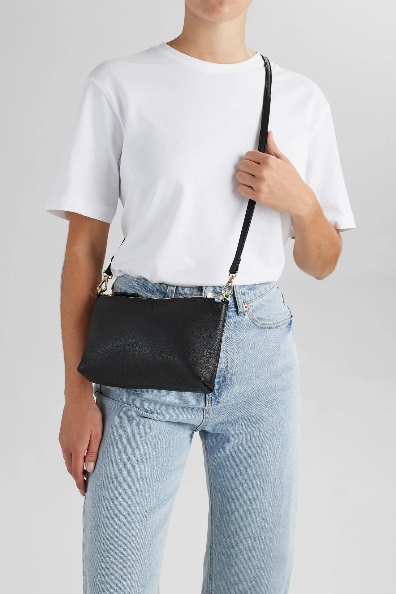MikalaMBG Crossbody Bag, Gold