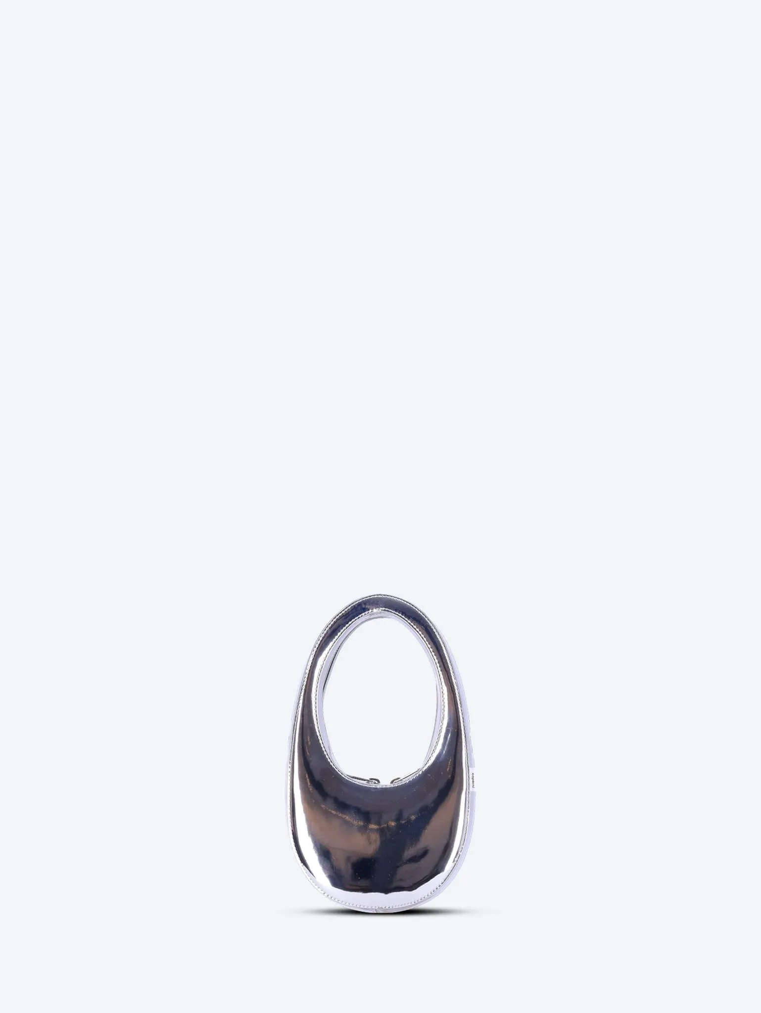 Mirrored crossbody mini swipe bag