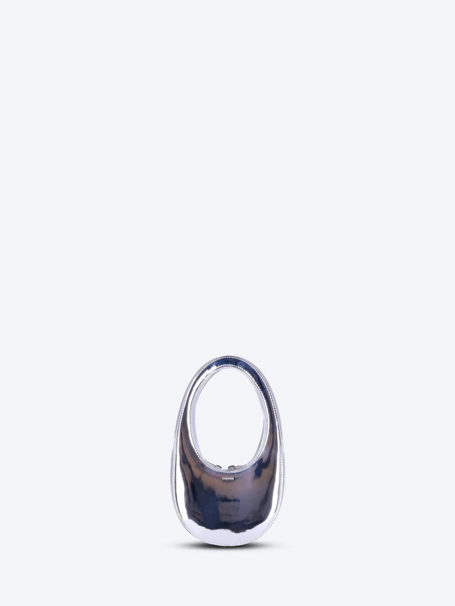 Mirrored crossbody mini swipe bag