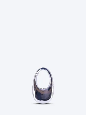 Mirrored crossbody mini swipe bag