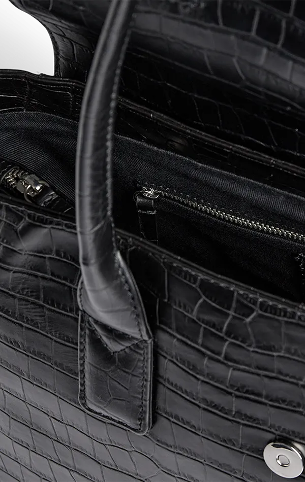 NatalieMBG Work Bag, Matte Croco