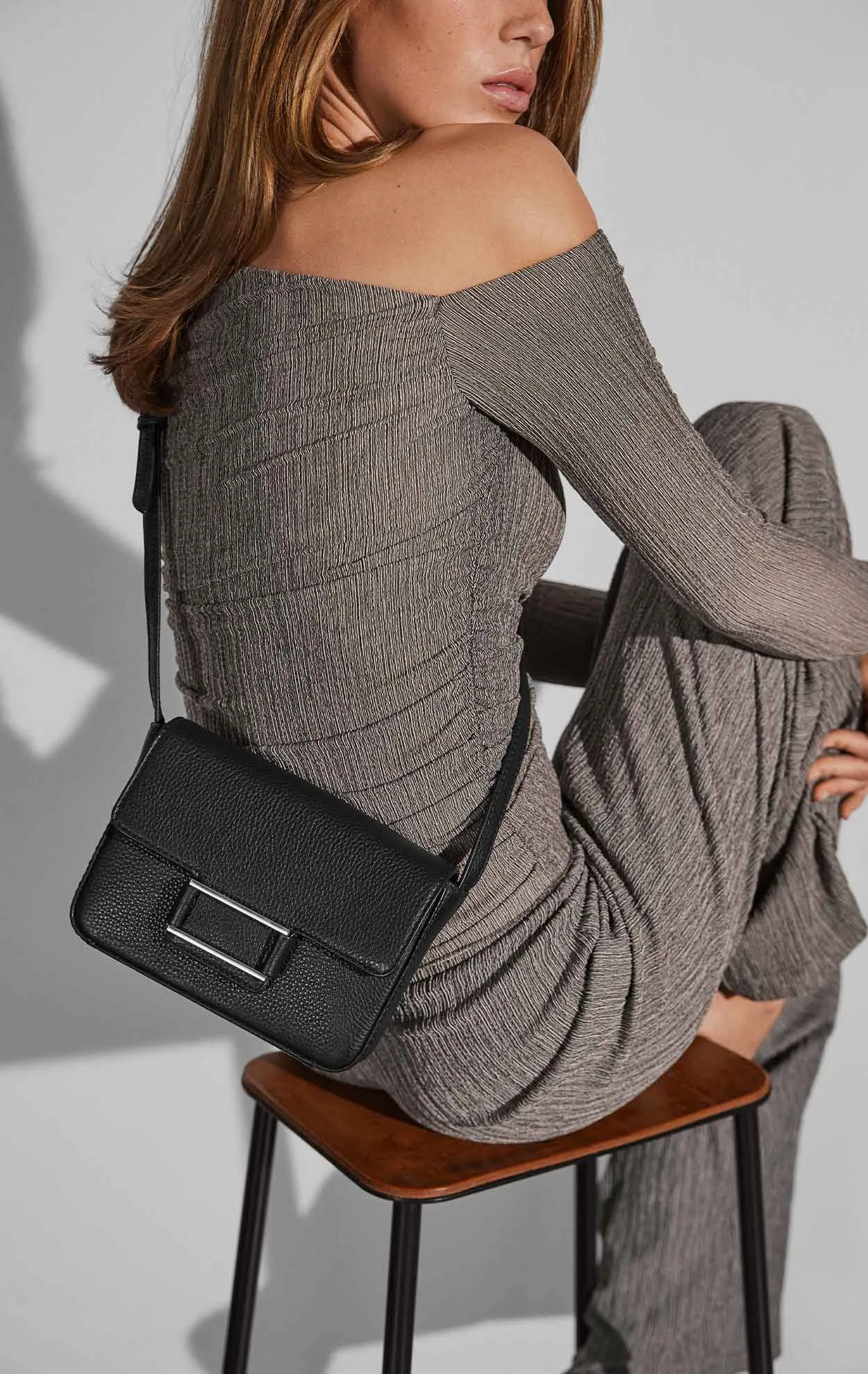 NoelleMBG Crossbody Bag, Grain