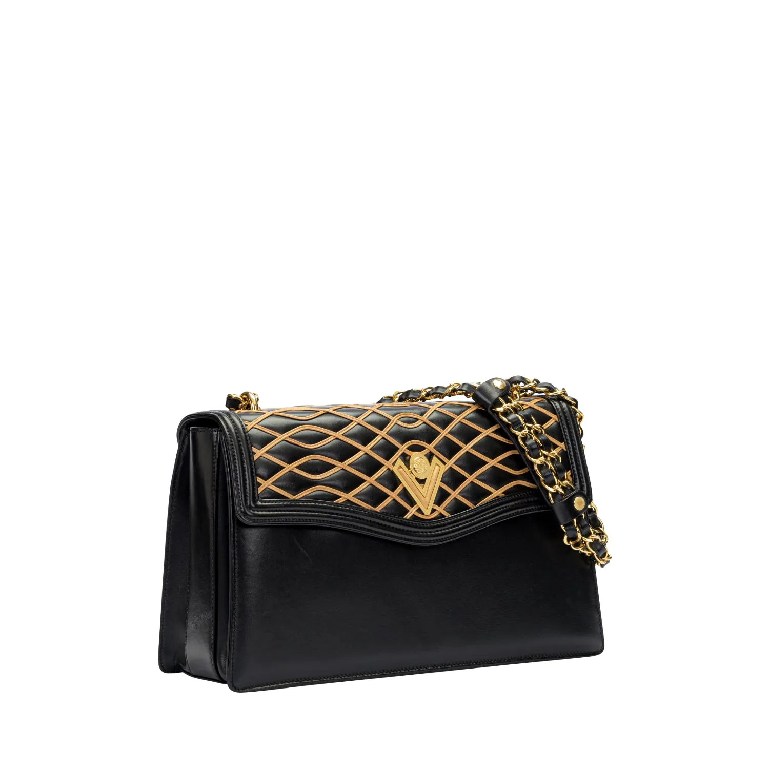 Orlandi ValentinoWomen's Quilted Leather Shoulder Bag
