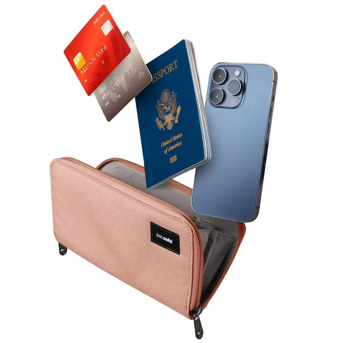 Pacsafe RFIDsafe™ RFID Blocking Continental Wallet