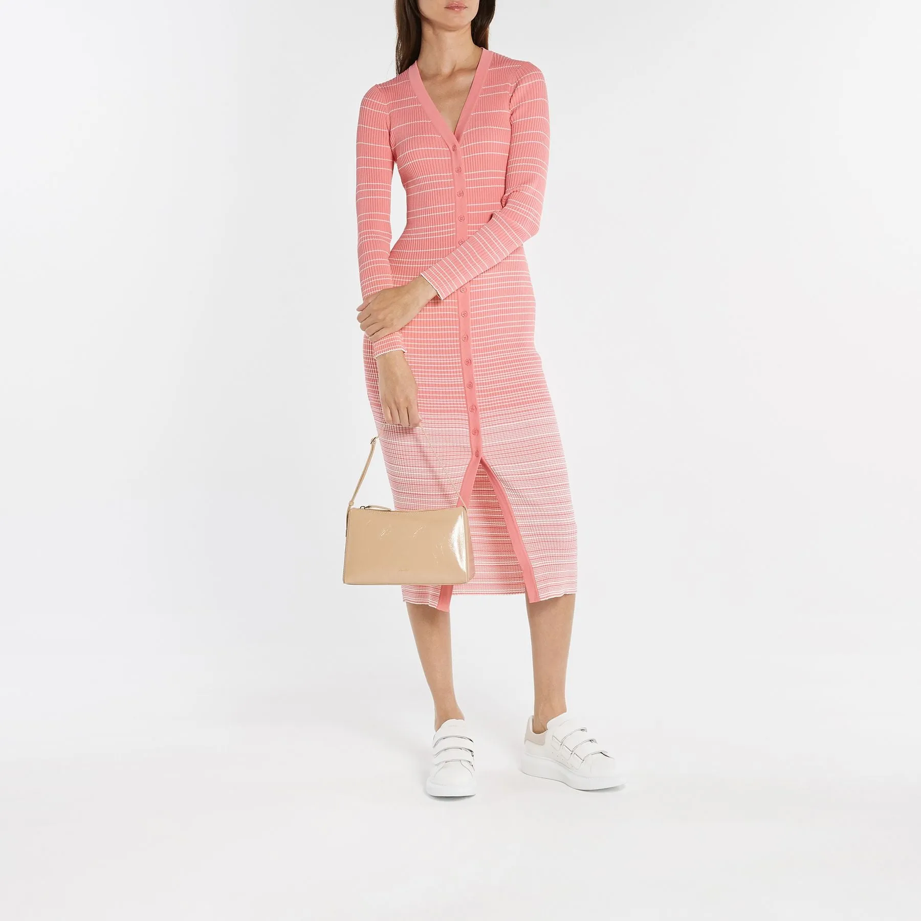 Prism Hobo Bag - Manu Atelier - Beige - Leather