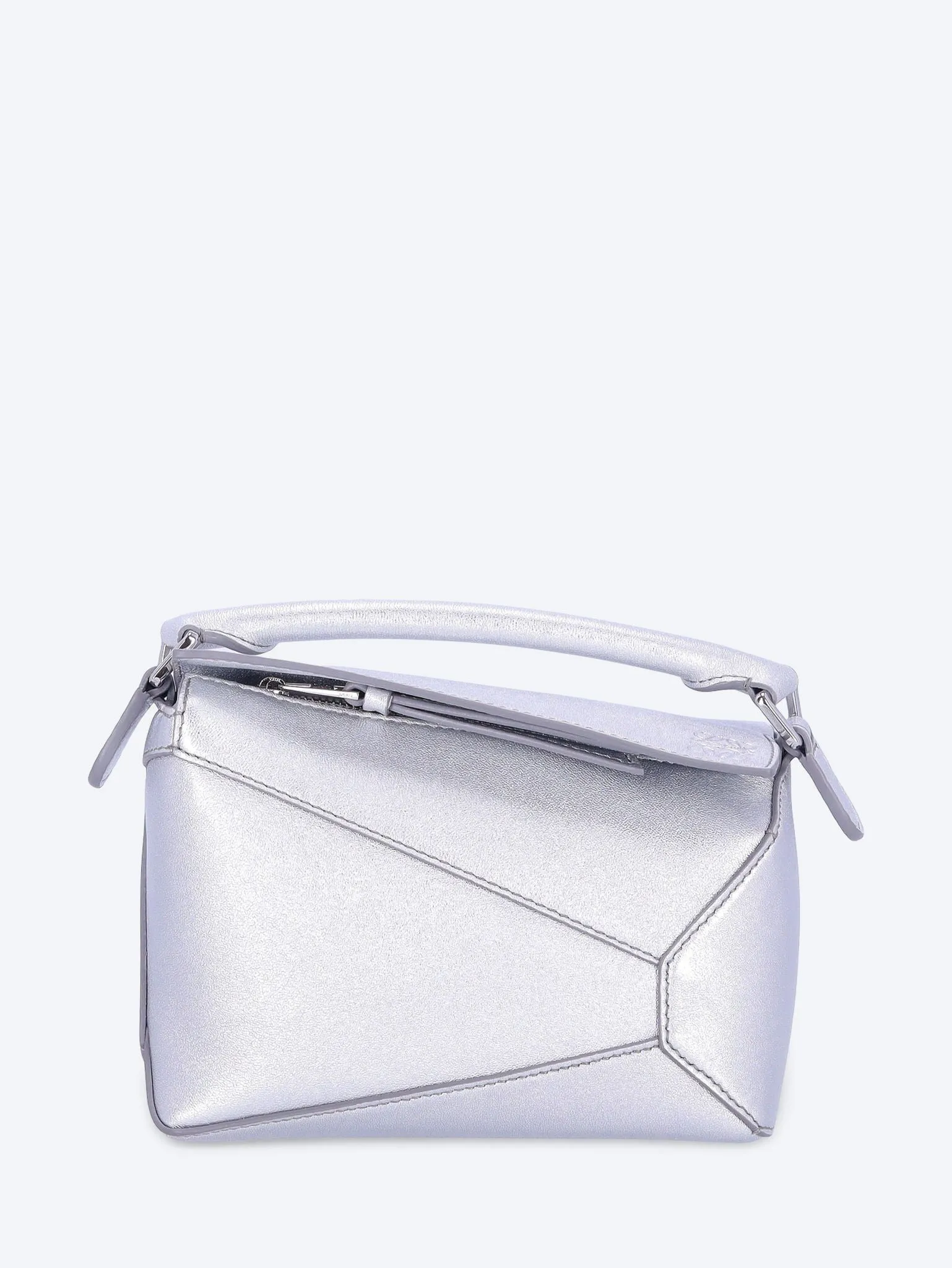 Puzzle Edge Mini Bag in Laminated Lambskin