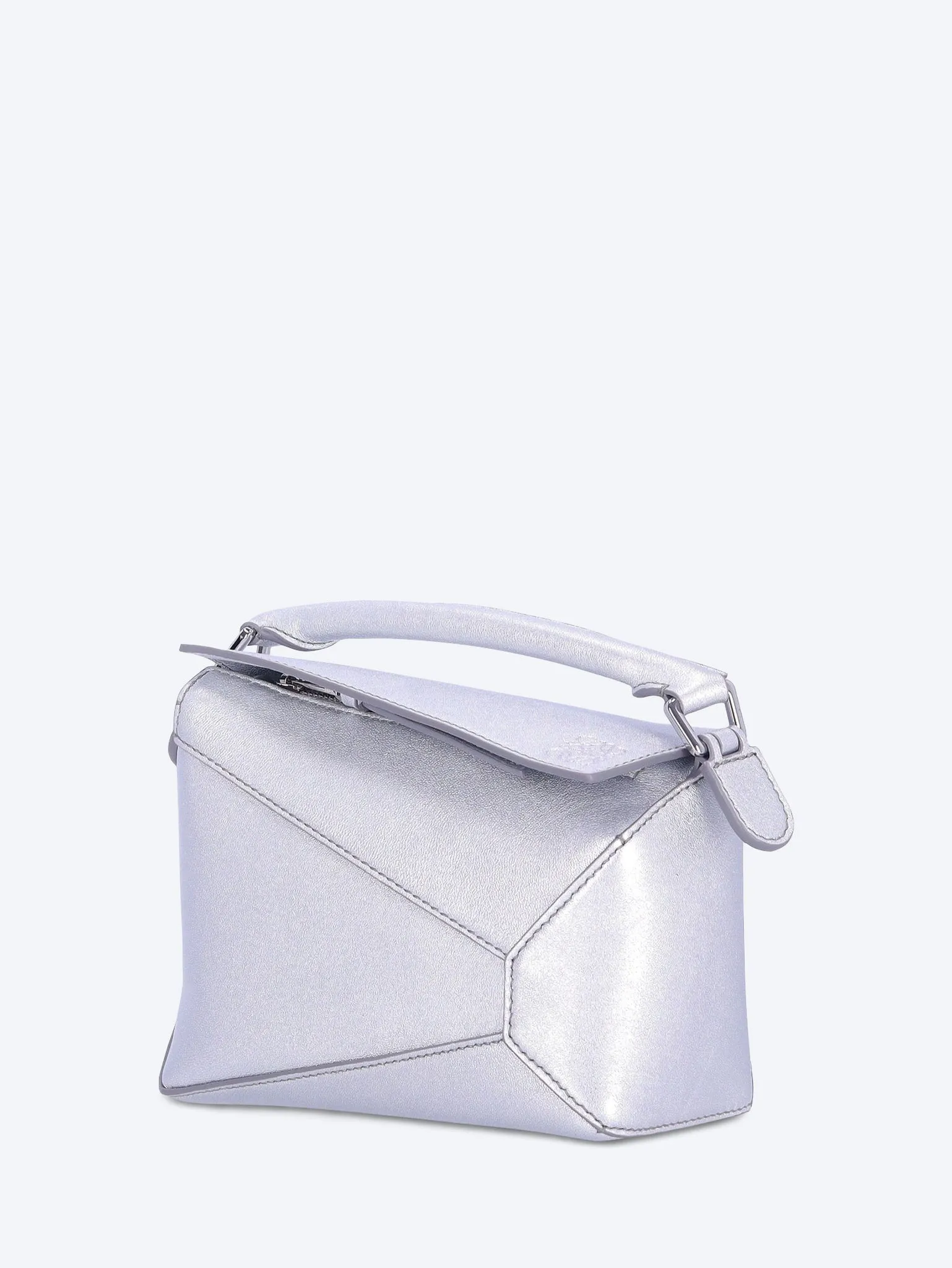 Puzzle Edge Mini Bag in Laminated Lambskin