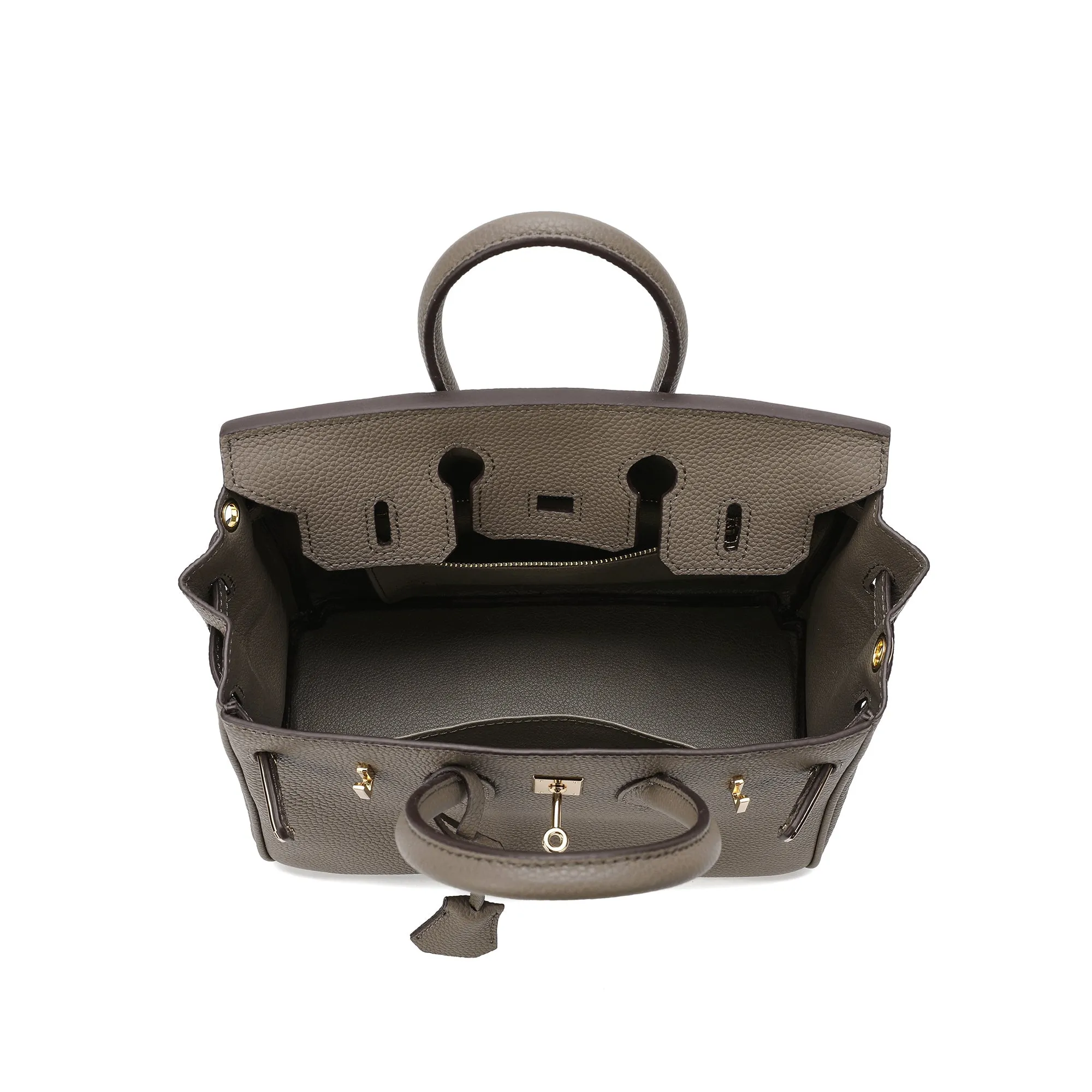 Reformation Tiffany & Fred Top-Grain Leather Shoulder Bag