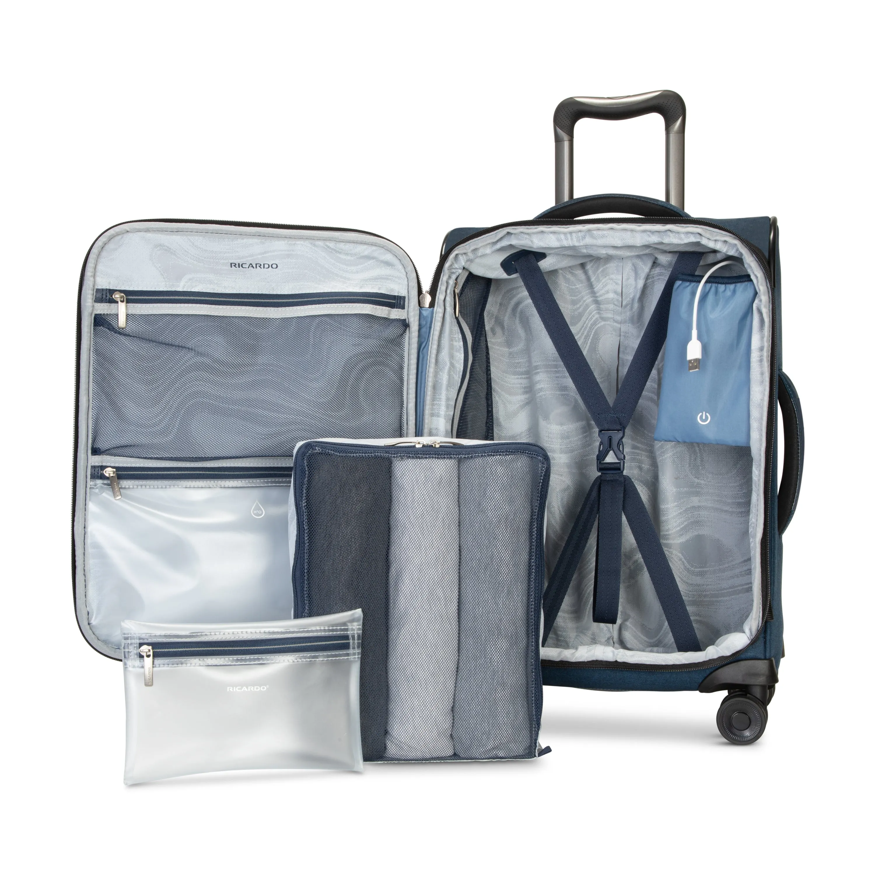 Ricardo Beverly Hills Malibu 3.0 Expandable Spinner 3-Piece Luggage Set