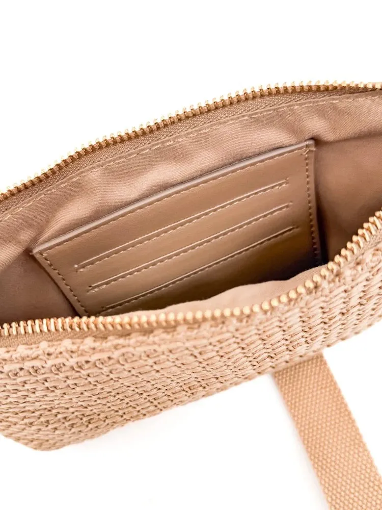 Rome Raffia Clutch