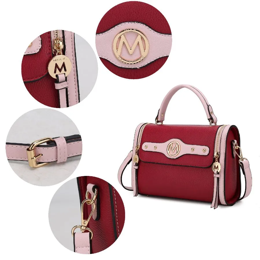 Sabrina Color Block Shoulder Handbag