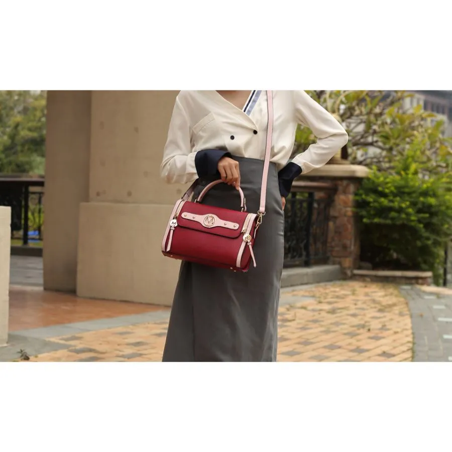 Sabrina Color Block Shoulder Handbag