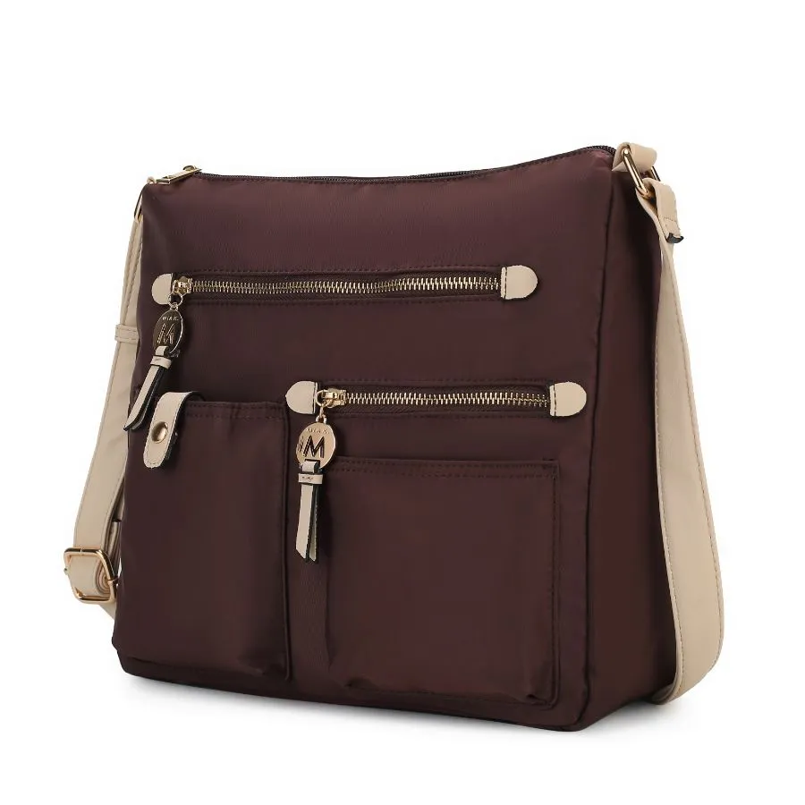 Serena Color-Block Nylon Women’s Shoulder Bag