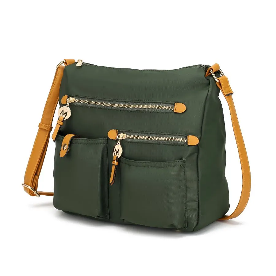 Serena Color-Block Nylon Women’s Shoulder Bag