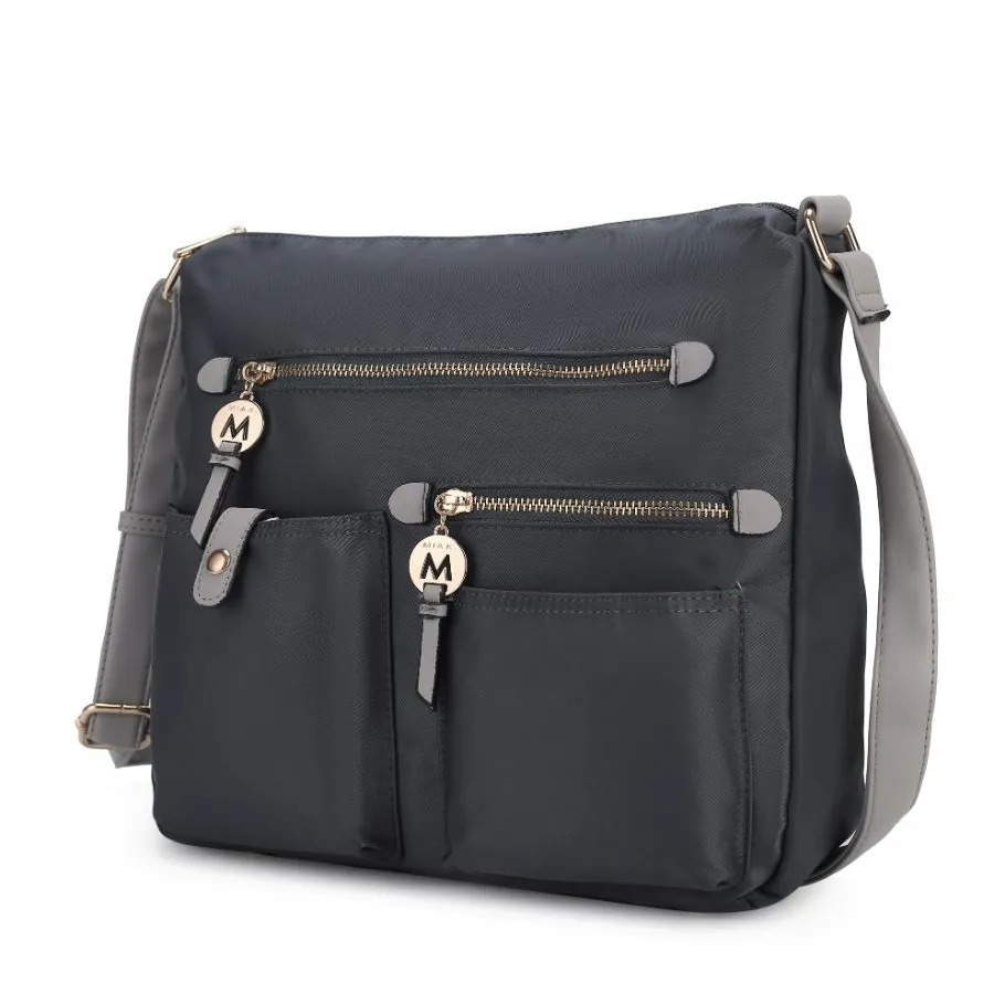Serena Color-Block Nylon Women’s Shoulder Bag