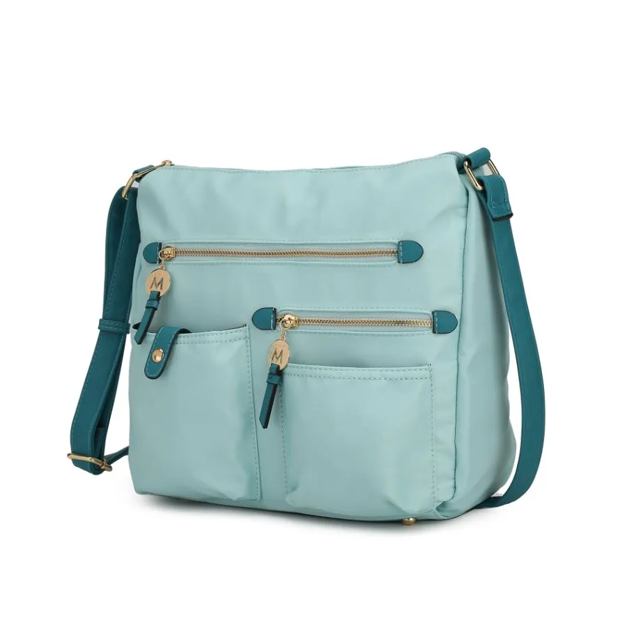 Serena Color-Block Nylon Women’s Shoulder Bag