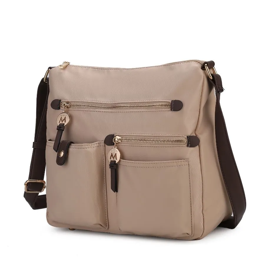 Serena Color-Block Nylon Women’s Shoulder Bag