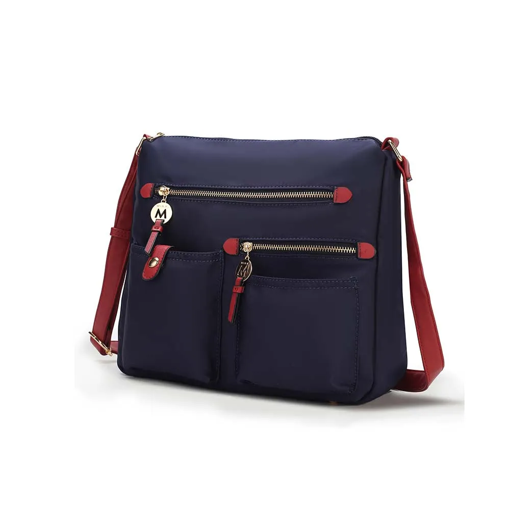 Serena Color-Block Nylon Women’s Shoulder Bag
