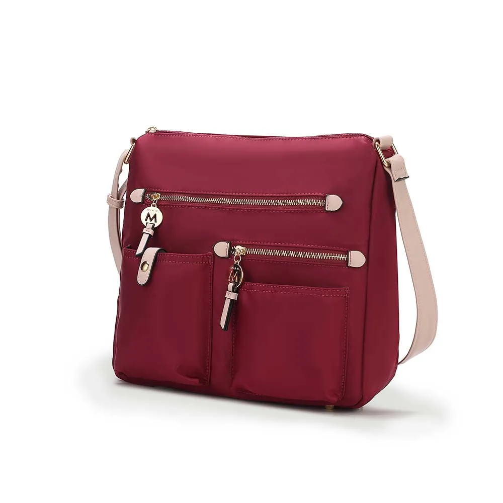 Serena Color-Block Nylon Women’s Shoulder Bag