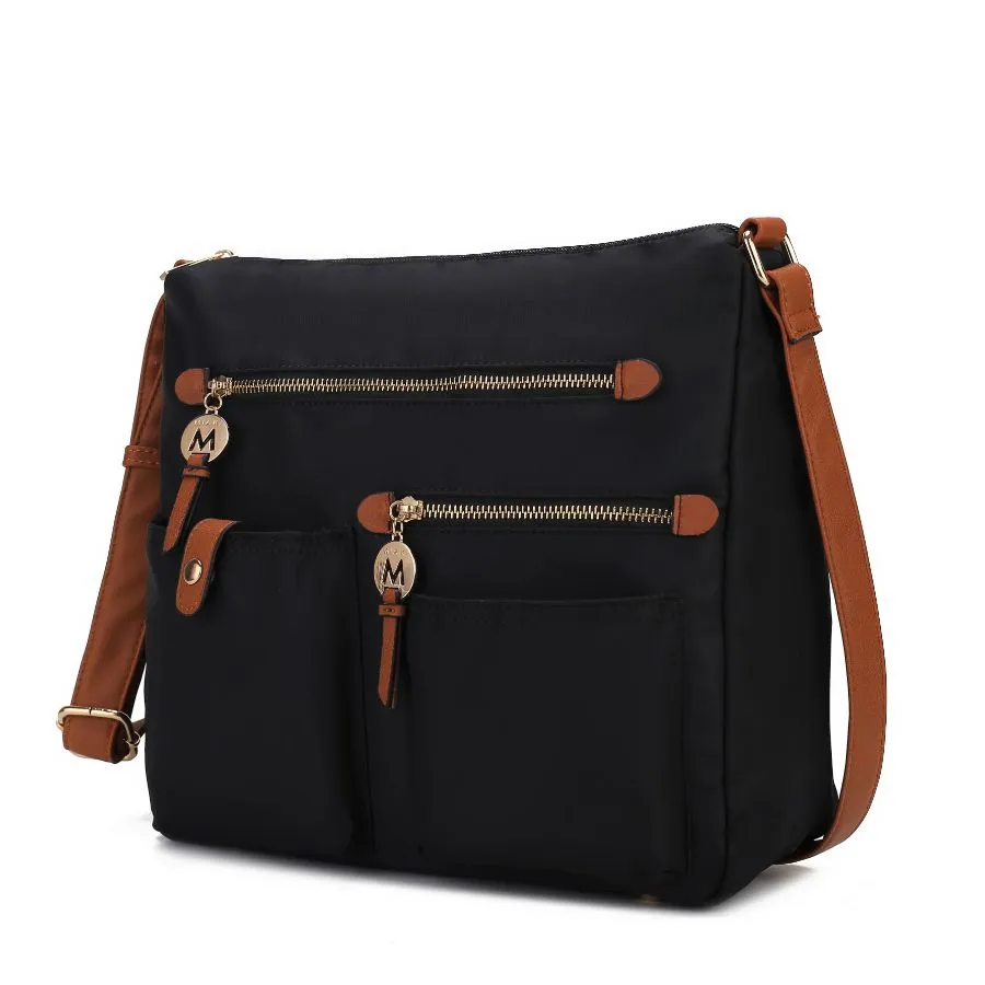 Serena Color-Block Nylon Women’s Shoulder Bag