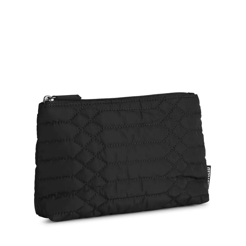 SimoneMBG Makeup Purse, Snake Quilt