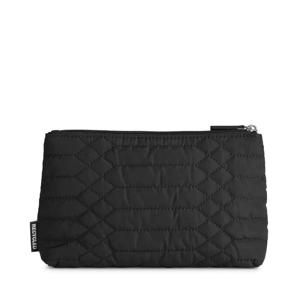 SimoneMBG Makeup Purse, Snake Quilt
