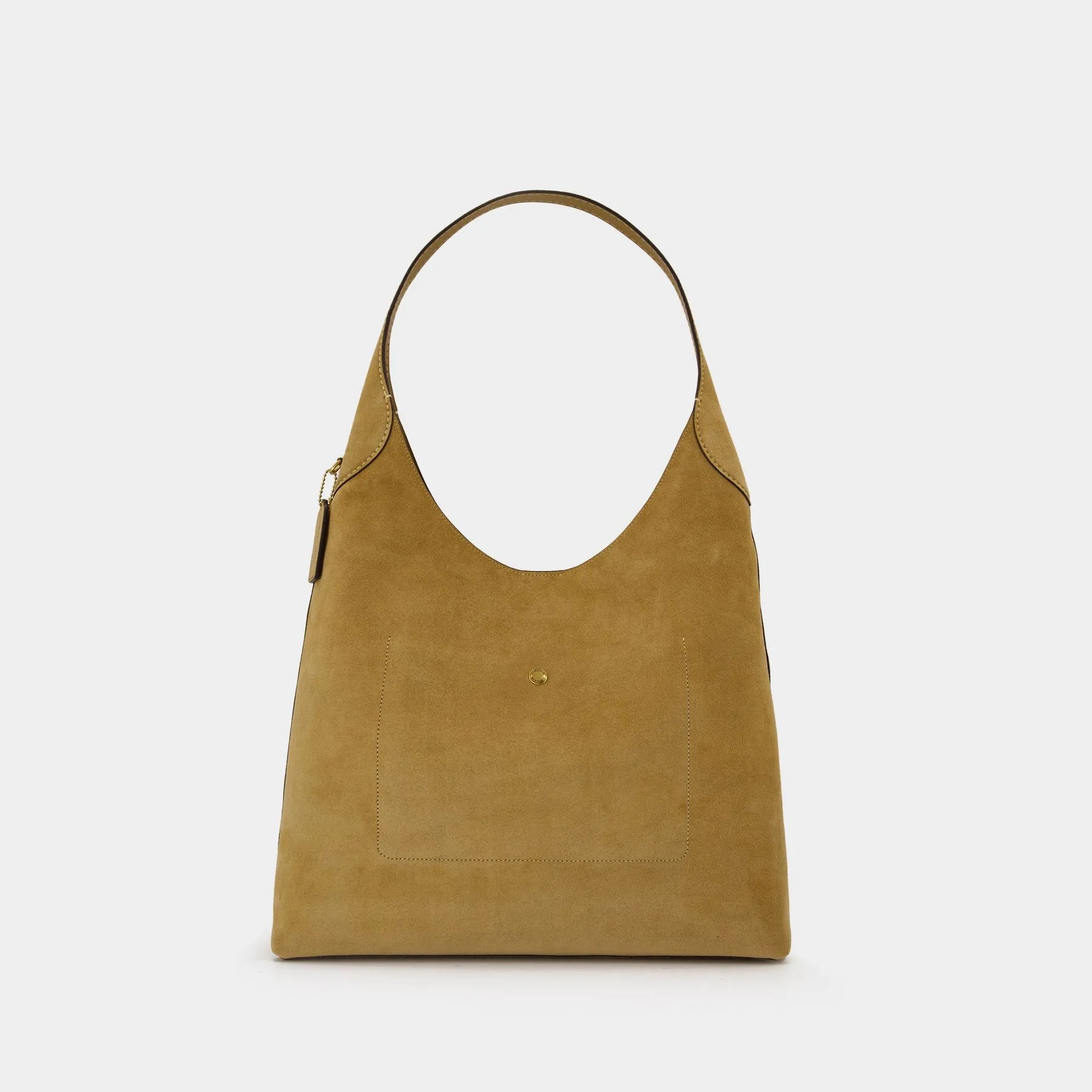 Suede Brooklyn 39 Shoulder Bag - Coach - Leather - Neutral