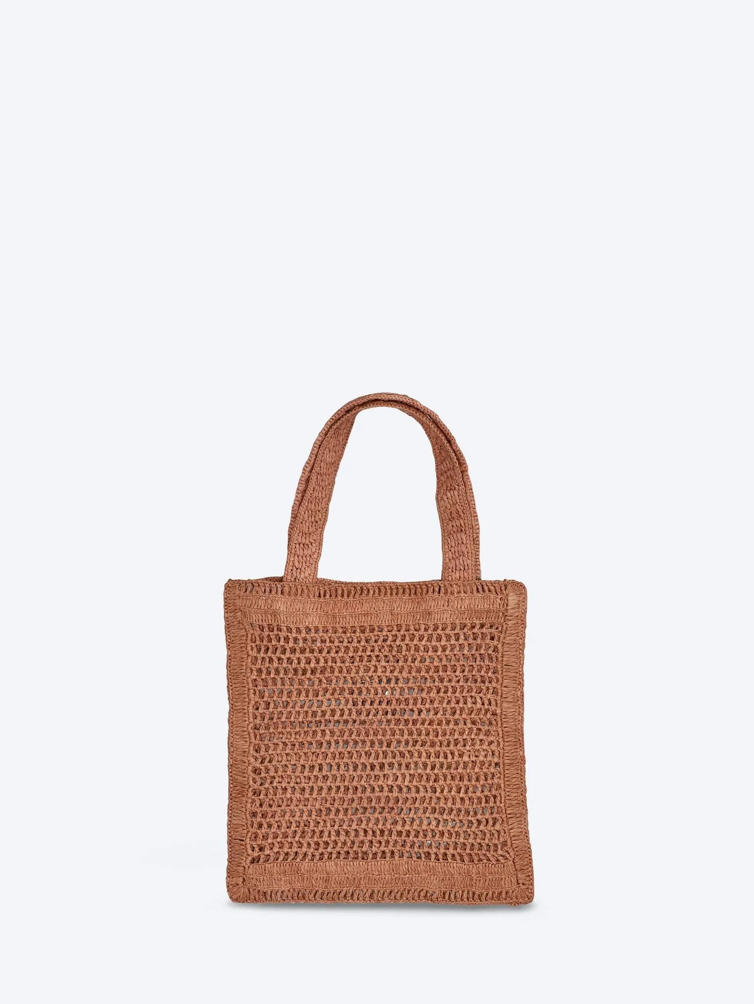 Summer banana raffia tote bag
