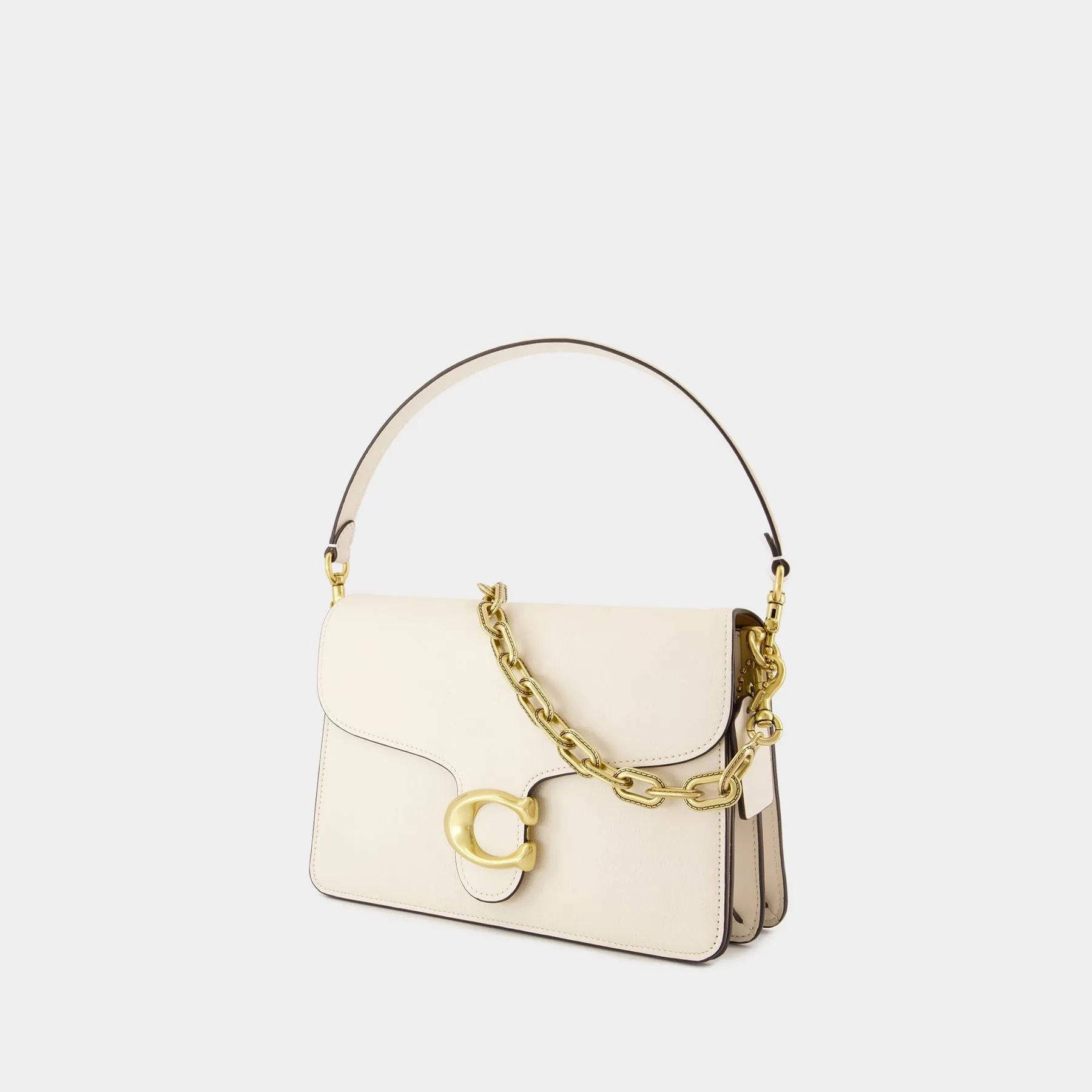 Tabby Shoulder Bag - Coach - Leather - Beige
