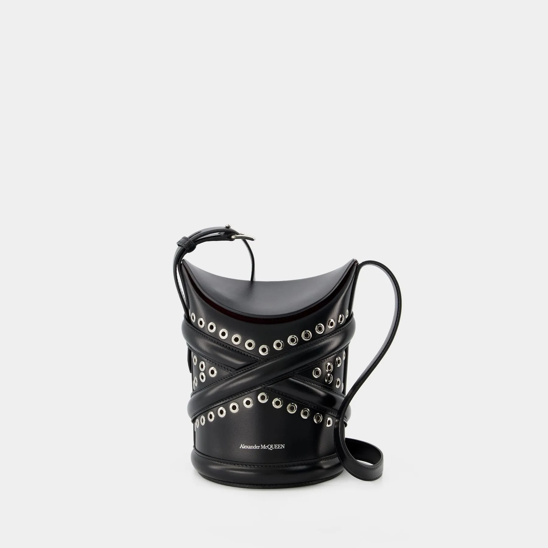 The Curve Hobo Bag - Alexander Mcqueen - Black - Leather